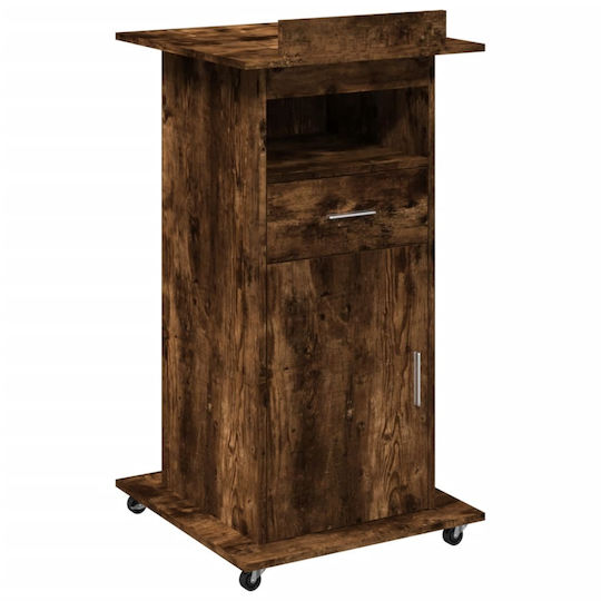vidaXL Stand Music Height 107-107cm Brown 848028
