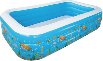 Children's Pool PVC Inflatable 305x180x56cm Blue