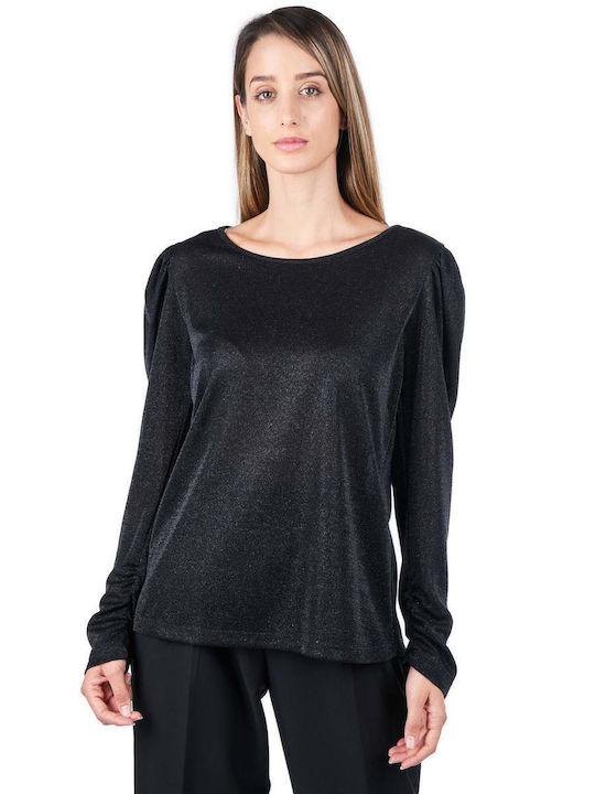 Women's Blouse Long Sleeve Black