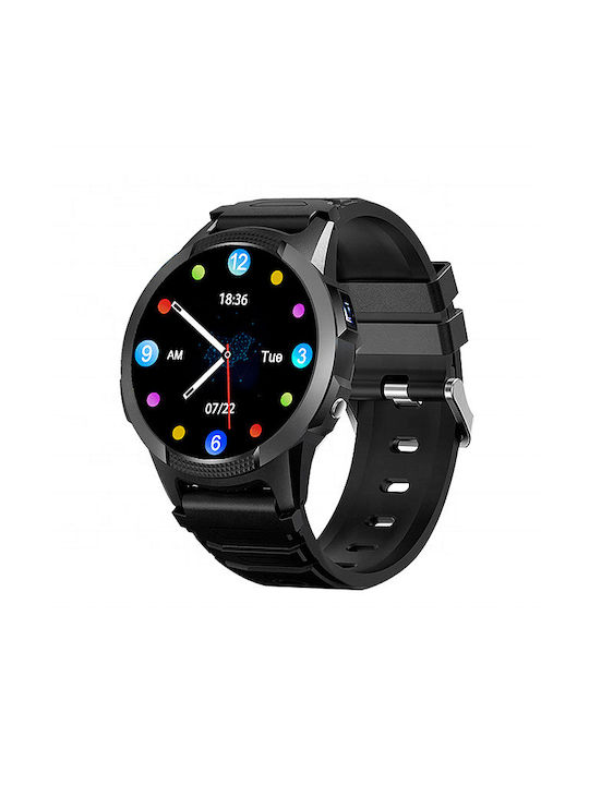 Kids Smart Watch Nubi Fa56 Hd Ips Display Camera Gps+lbs+wi-fi Tracking Video Call Waterproof Ip67 Black