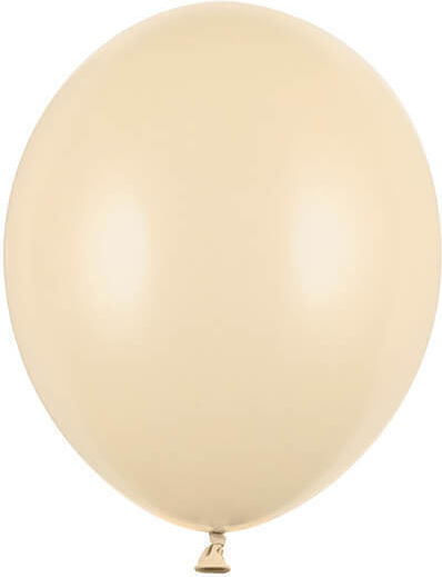 Set of 10 Balloons Latex Beige 30cm