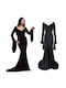 Morticia Addams Addams Kleid XXL