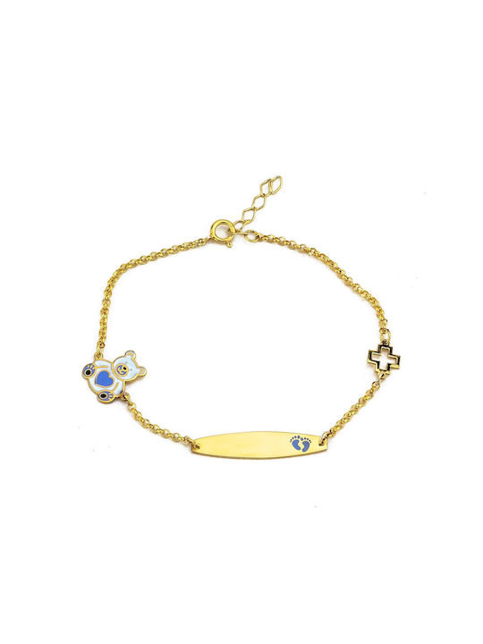 Goldsmith Kids Bracelet ID from Gold-plated Silver