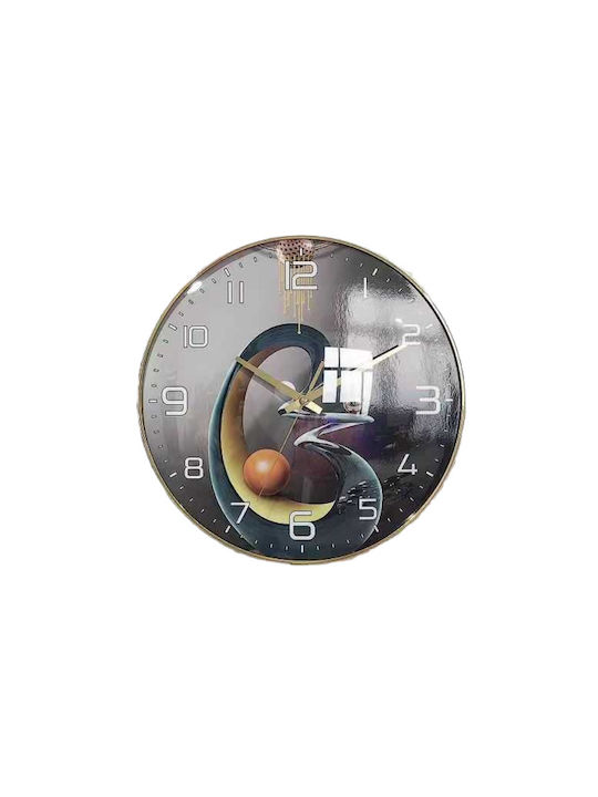 505015 Wall Clock Gold