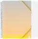 Carchivo Clipboard Flexible with 20 plastic sleeves Slides for Paper A4 Transparent 1pcs