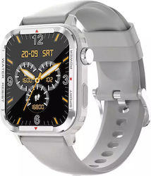 Nubi G96 Smartwatch με Παλμογράφο (Γκρι)