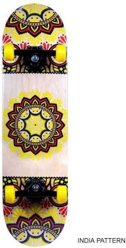 Αθλοπαιδιά 12.20" Complete Shortboard Κίτρινο India Pattern General Lee