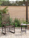 vidaXL Outdoor Lounge Set 2 Pieces Brown