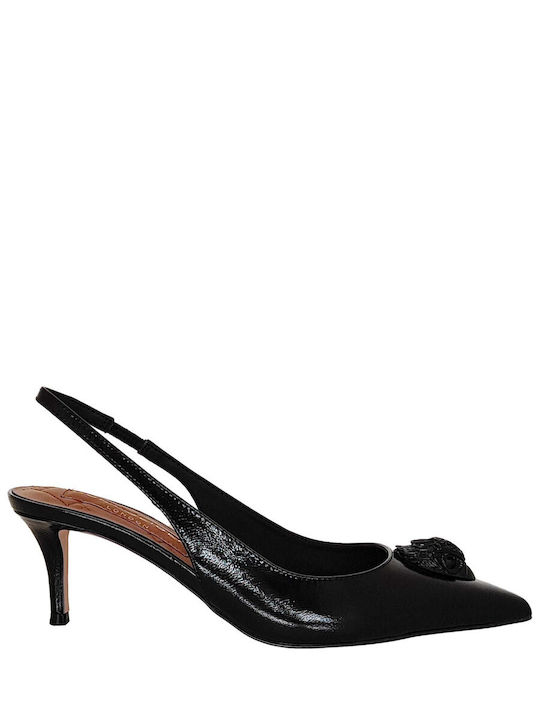 Kurt Geiger Leather Black Heels