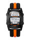 Skmei Digital Men's Watch 39.5mm Chronograph Battery with Rubber Strap Orange