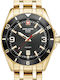 Swiss Alpine Military by Grovana Men's Watch 42mm Battery with Gold Metal Bracelet