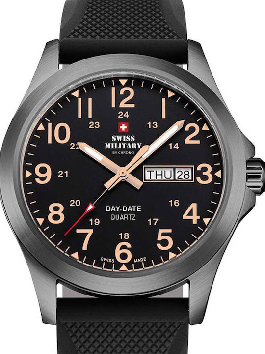 Swiss Military by Chrono Ρολόι Μπαταρίας με Καουτσούκ Λουράκι Swiss Military by Chrono Ρολόι Μπαταρίας με Καουτσούκ Λουράκι