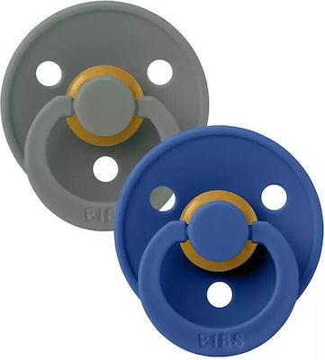 Bibs Schnuller Gummi Colour Marineblau für 0-6 Monate 2Stück