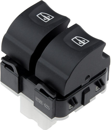 Race Axion Car Window Switch for Dacia Sandero / Lodgy Renault Clio / Symbol / Kangoo White