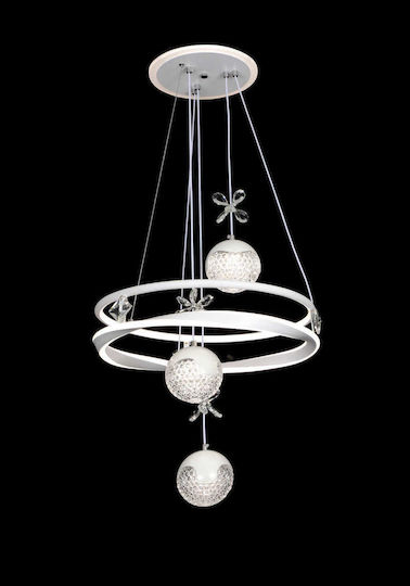2207 Pendant Light White 50cm