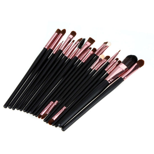 Professional Set with Makeup Brushes made of Synthetic Hair 20pcs