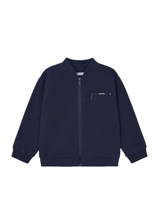 Mayoral Kids Cardigan Navy Blue