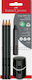 Faber-Castell 2001 Pencil B Set with Eraser