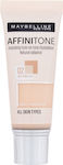 Maybelline Affinitone Machiaj lichid 02 Porțelan deschis 30ml