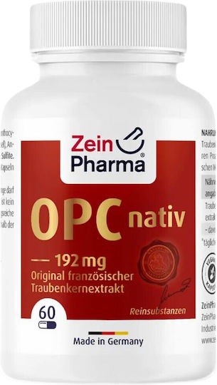 Zein Pharma Grape Seed Opc 192 Mg 60 Κάψουλες
