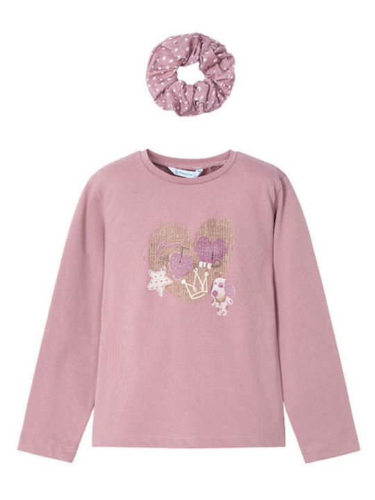 Mayoral Kids Blouse Long Sleeve Pink