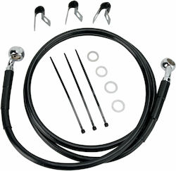 Drag Specialties Motorcycle Brake Line 660214-BLK