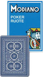 Modiano Ruote 99 Spielkarten Blau