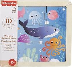 Holz Kinderpuzzle Tiere des Meeres 9 Stück Fisher Price
