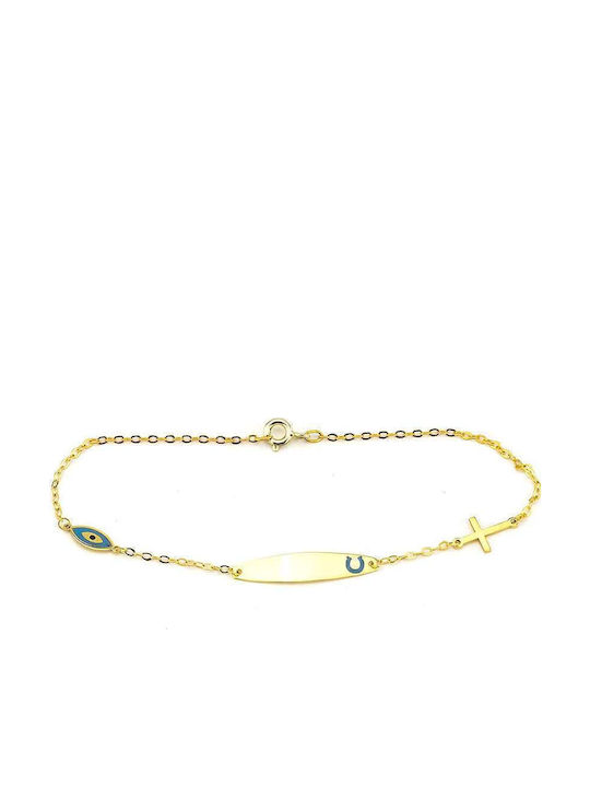 Goldsmith Παιδικό Βραχιόλι Ταυτότητα από Ασήμι