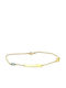 Goldsmith Kids Bracelet ID from Silver with Evil Eye & Σταυρό