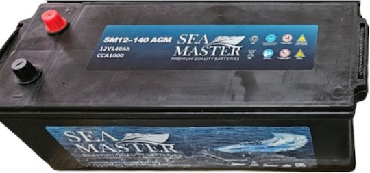 Eval Batterie Boot SM12-140 mit Kapazität 140Ah