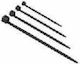 Panafix Pack of 100pcs Black Plastic Cable Ties 150x36mm