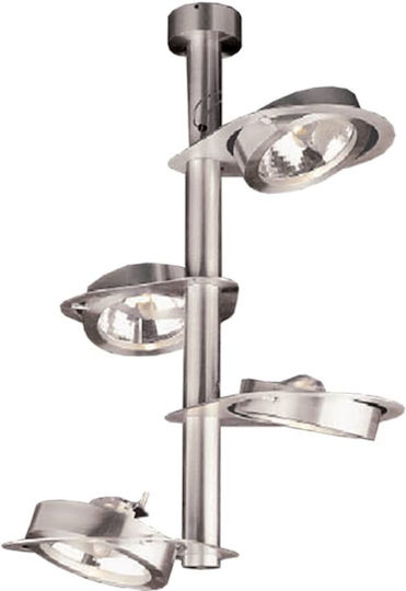 Gekas Ceiling Mount Light Silver