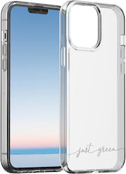 Nur Grün Biologisch abbaubare Hülle iPhone 13 Pro Max Transparent