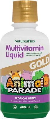 Animal Parade Multivitamin Lichid Gold 480 Ml Fructe Tropicale