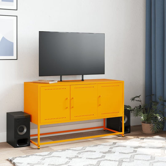 Stand TV Metalic Galben L100.5xA39xÎ60.5cm