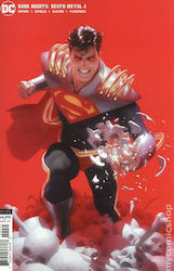 Τεύχος Dark Nights Death Metal 4 Of 7 Superboy Prime Card Stock Variant Cover, Superboy Prime Card Stock Variant Cover