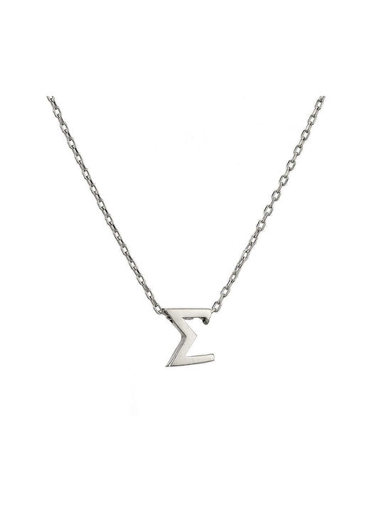 Goldsmith Necklace Monogram from Silver