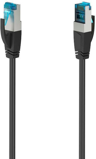 HAMA U/UTP Cat.6a (Gigabit) Мрежов Кабел Ethernet 0.5м Черен