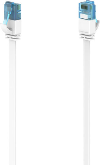 HAMA Flat U/UTP Cat.6 (Gigabit) Cablu De Rețea Ethernet 5m Alb