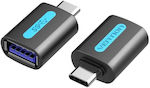 Vention USB-C zu USB 3.0 weiblicher OTG-Adapter Typ PVC Schwarz