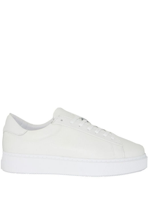 Mac Men's Leather Sneaker Shoe White 50-005.051.n0010