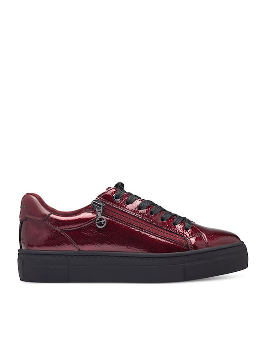 Tamaris Γυναικεία Sneakers Μπορντό