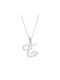 Goldsmith Necklace Monogram from Silver