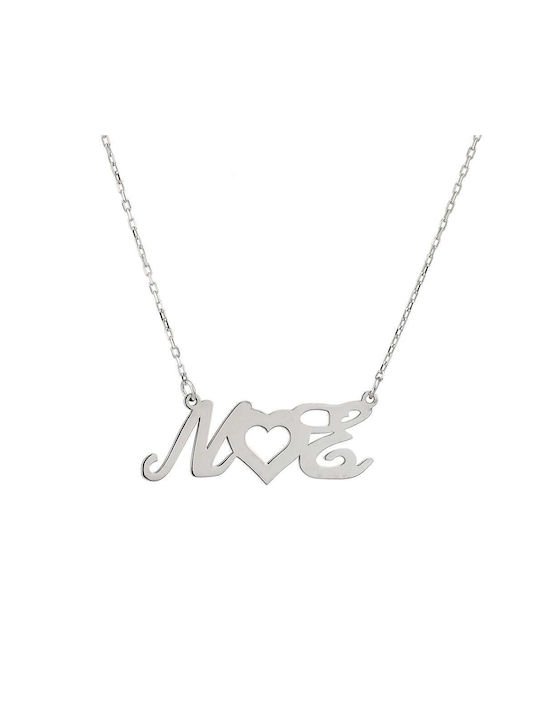 Goldsmith Necklace Monogram from Silver