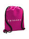 Freunde Rucksack Kordelzug Sporttasche Rosa Tasche 40x48cm & dicke Kordeln