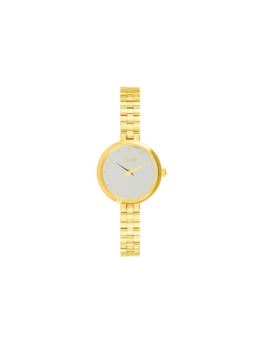 Stroili Watch with Gold Metal Bracelet