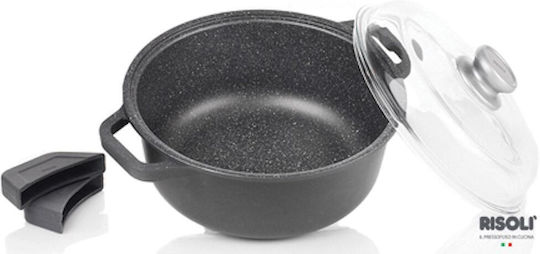 Risoli Granito Tiefer Topf aus Gussaluminium 20cm