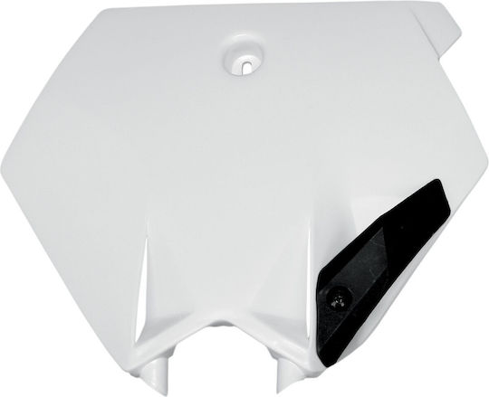 UFO Enduro Motorcycle Handlebar Mask for Yamaha XC White 1pcs