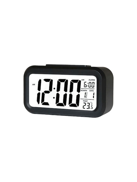 Tabletop Digital Clock with Alarm Black 080315